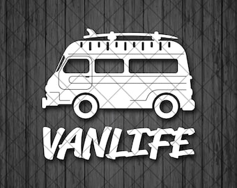 Vanlife Vinyl Decal Sticker, Van Life Decal, Camping Decal, Laptop Sticker, Toyota Truck Decal Sticker, Decal for Adventure Cars
