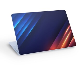 ABSTRACT Technology Glow Lights Effect LAPTOP SKIN Decal Sticker, Technology Motion Lights Laptop Skin Decal - Custom Size