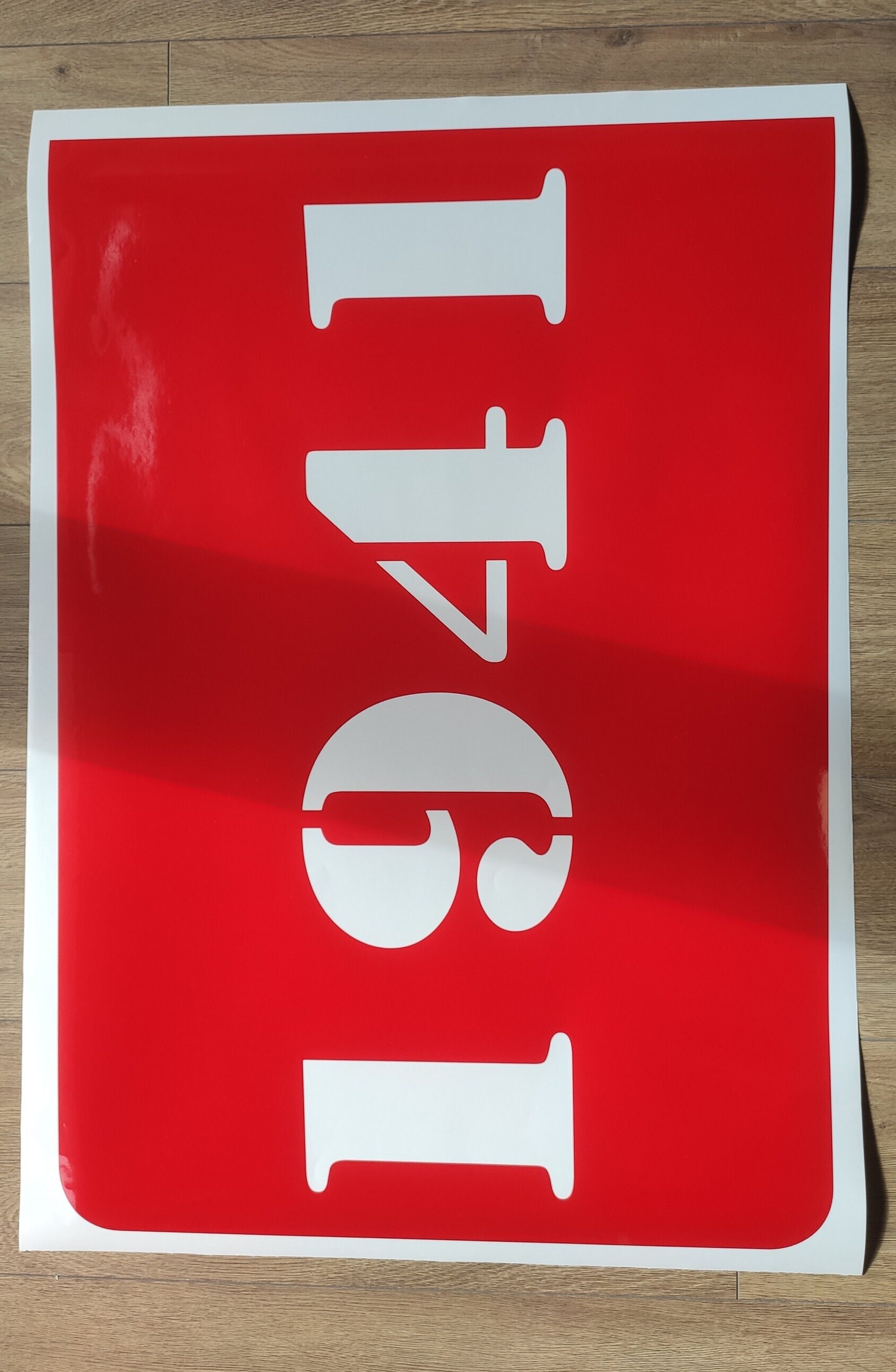 1941 Center Hood Vinyl Decal | Jeep Hood Decals