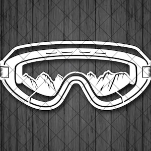 Adesivo de decalque de vinil para óculos de esqui, decalque de esqui, decalque de snowboard, decalque de caminhão, decalque para veículos 4x4 populares, adesivo de decalque para esportes de inverno