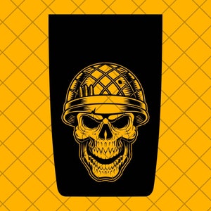 Military SKULL Soldier Truck Hood Vinyl Aufkleber, Skull TJ / LJ / Jk / JkU Kapuzenaufkleber, Military Skull Soldat Auto Kapuze Aufkleber