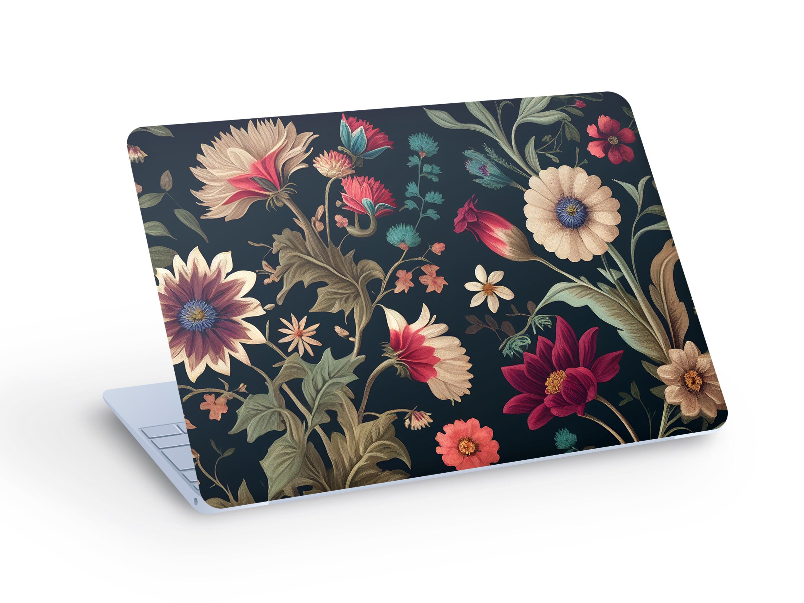 Natural Wild Flowers Laptop Skin, Macbook Skin, Laptop Skin Decal Sticker  - Custom Size