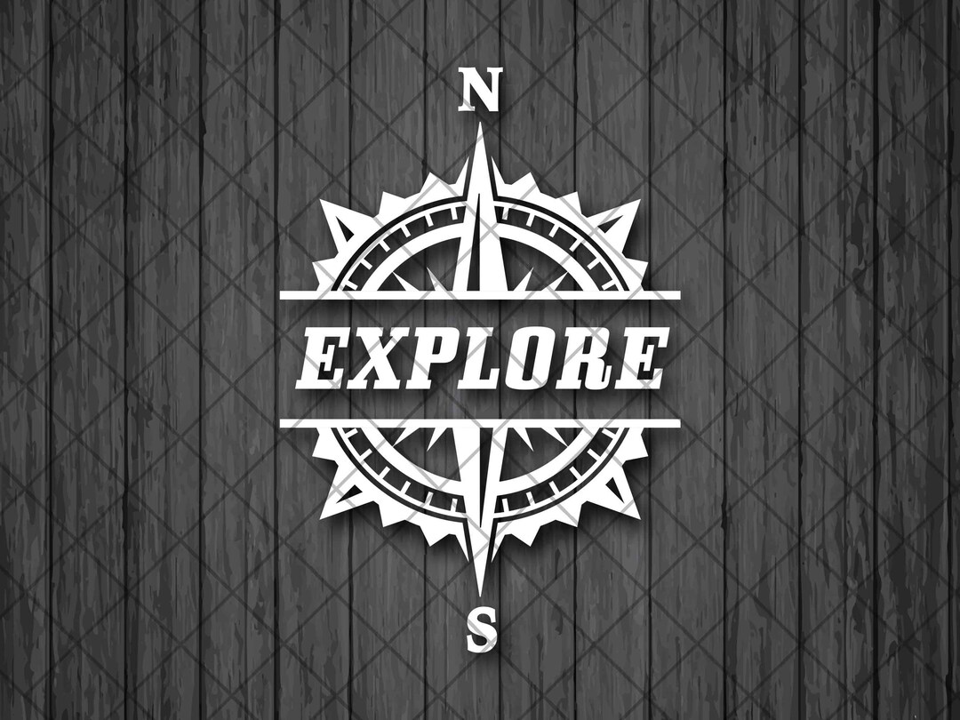 EXPLORE Compass Vinyl Decal Sticker, 4x4 Sticker, 4x4 Vehicle Decal ...