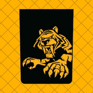 Tiger Truck Hood Vinyl Decal Sticker, TIGER  TJ / JL / Jk / JkU Hood Decal, Tiger Car Hood Vinyl Decal Sticker