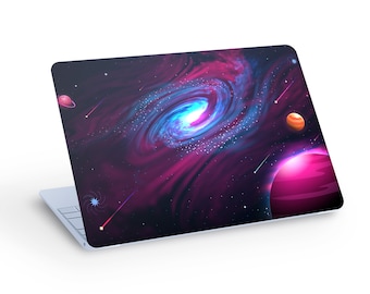 Space GALAXY LAPTOP SKIN Decal Sticker, Space Galaxy Laptop Skin Decal - Custom Size