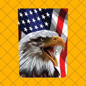 Amerikaanse vlag Eagle Truck Hood Vinyl Decal Sticker, American Flag Hood Decal TJ / LJ / Jk / JkU Hood Sticker, USA Flag Eagle Car Decal Sticker