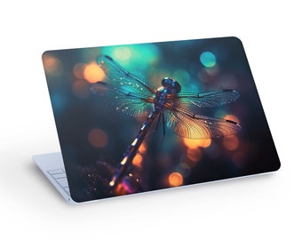 DRAGONFLY LAPTOP SKIN Decal Sticker, Macbook Skin, Dragonfly Laptop Skin Decal - Custom Size