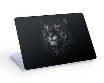 TIGER LAPTOP SKIN Decal Sticker, Tiger Macbook Skin, Tiger Laptop Skin Decal - Custom Size