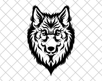 Wolf Vinyl Decal Sticker, Wolf Car Decal, Truck Wolf Decal, Laptop Stickers, Top Quality Decal For Offroad Vehicles - Custom Color and Size