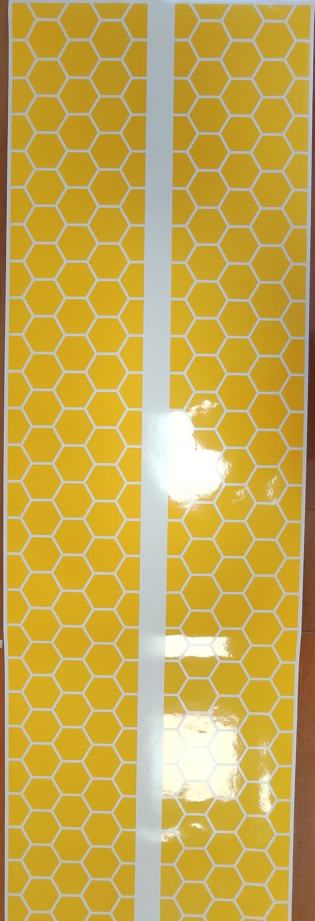 Honeycomb RACING Car Stripes Decals Stickers 2x10