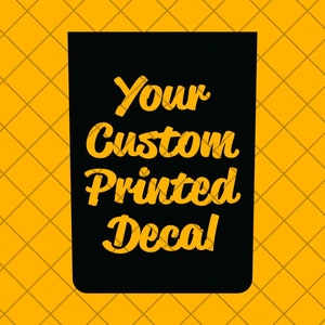 Your Custom Printed Decal Truck Hood Vinyl Decal Sticker, Custom Printed Hood Decal TJ / JL / Jk / JkU Hood Decal, Printed Car Decal Sticker