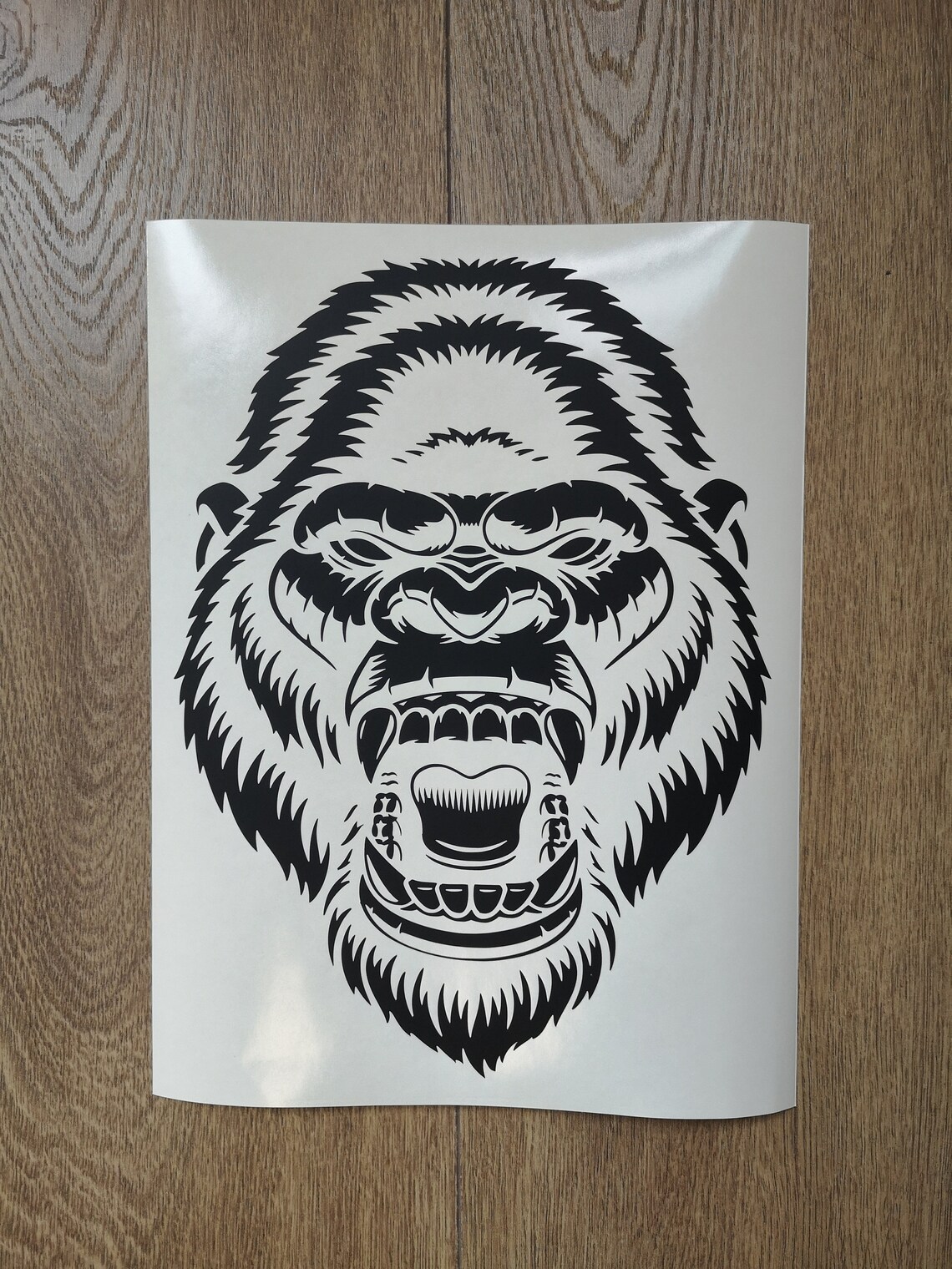 Angry Gorilla Vinyl Decal Sticker Jeep Decal Gorilla Truck Etsy