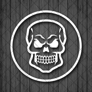 Skull Vinyl Decal Sticker, Skull Truck Decal, Laptop Sticker, Skull Car Decal, Skull Sticker, Skull Decal, Top Quality Decal For Offroad Car