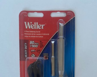 Weller Soldering Iron Kit. Model SPG 80L, Heavy Duty. New In Packaging. 80 Watts, Up to 900 Degrees Fahrenheit at the Tip. Great for Hobbies