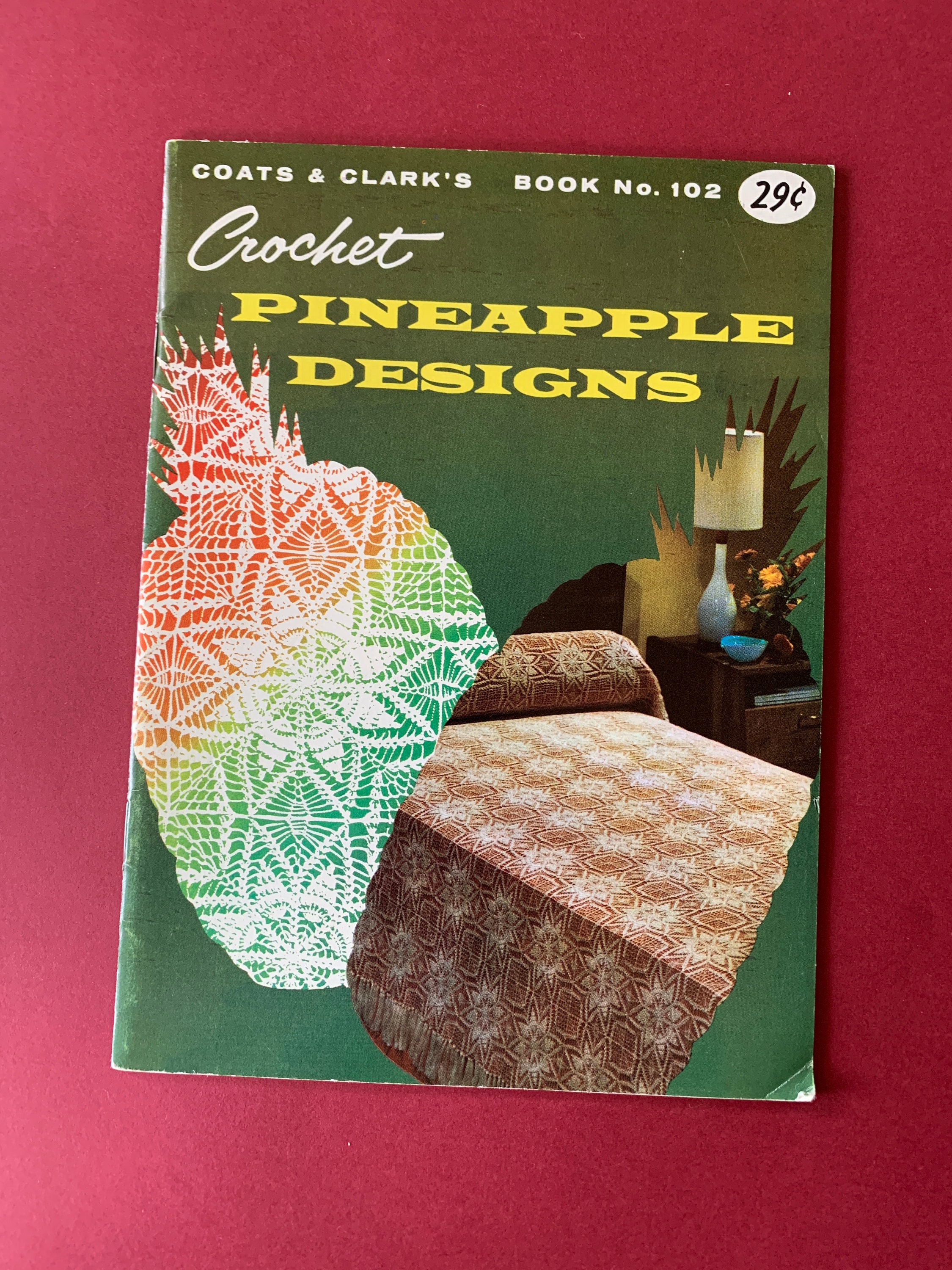 30 Doily Dress Crochet Patterns for Charming Wearables and Vintage Lace Ideas 24 1958 Crochet Pineapple Designs Pattern Book