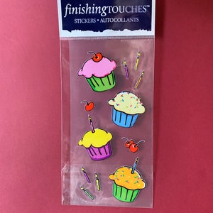Générations Finitions Touches Autocollants Feuille Cupcakes Bougies Embellissements