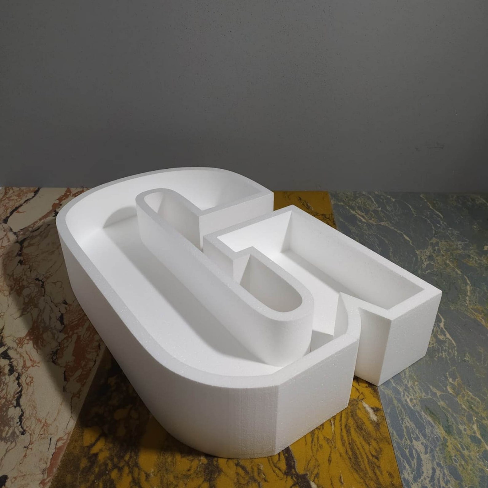 Fillable letters 3d letters Lettershaped box Hollow Etsy