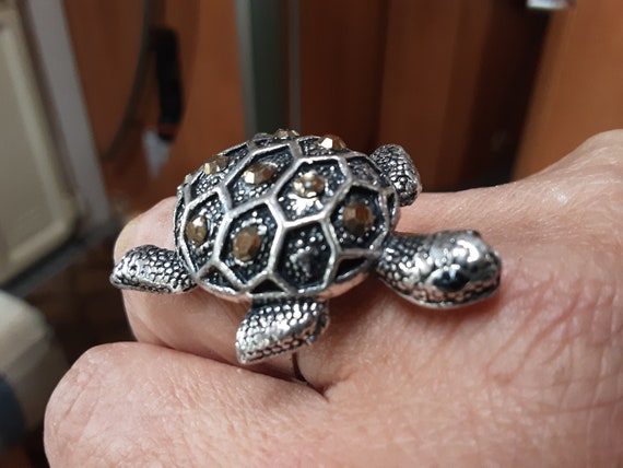mixed metals and mixed materials Springsummer retro vintage Ring dealsbargins size ADJ