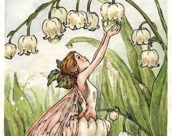 Alphabet Flower Fairies: L for Lily-of-the-valley FAIRY