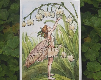 Lily of the Valley: Original Watercolour Painting