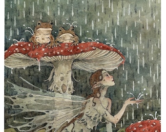 Toadstools: Art Print