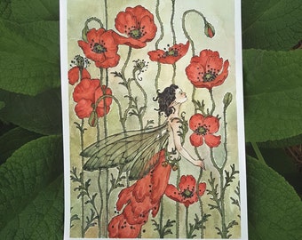 Poppies: Original Watercolour Painting