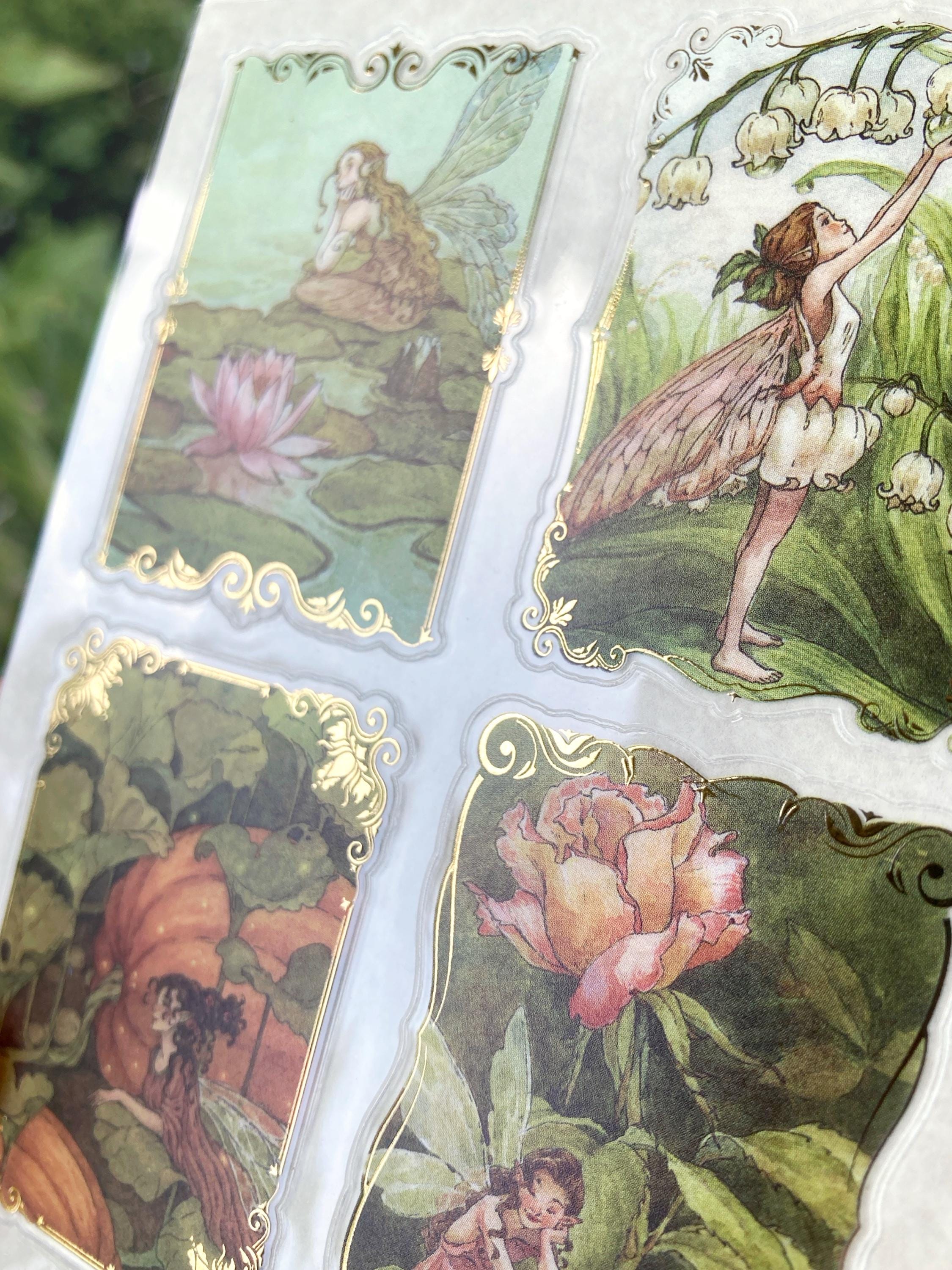 Transparent Framed Faeries Sticker Sheet - Etsy