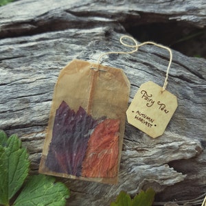 Fairy Tea Bookmark Autumn Harvest