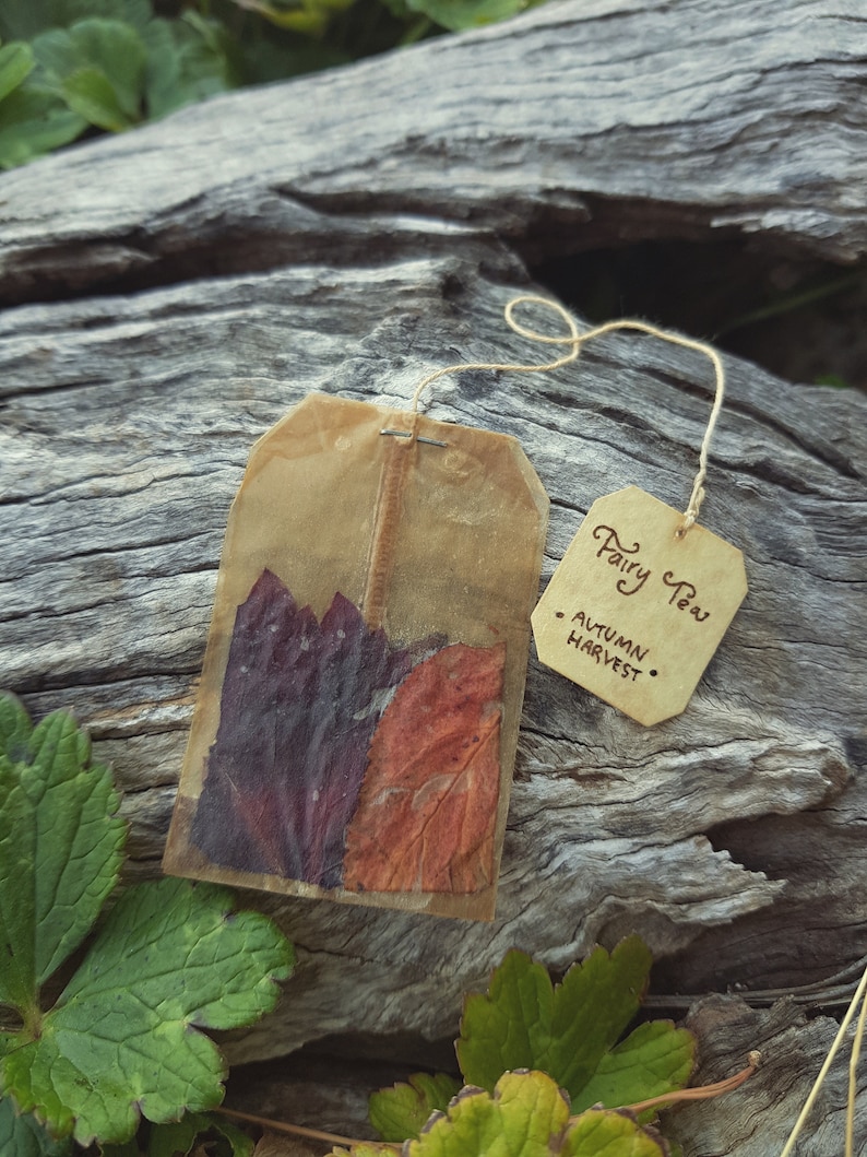 Fairy Tea Bookmark Autumn Harvest