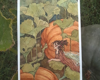 Pumpkins: Original Watercolour Painting