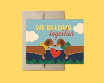 Be-long Together Anniversary Card Be-long Together Anniversary Card