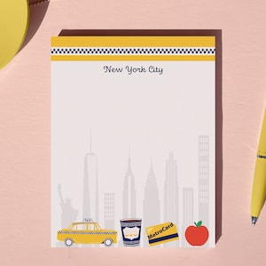 New York City Notepad, NYC To-Do-List - A2 (4.25x5.5), 50 sheets