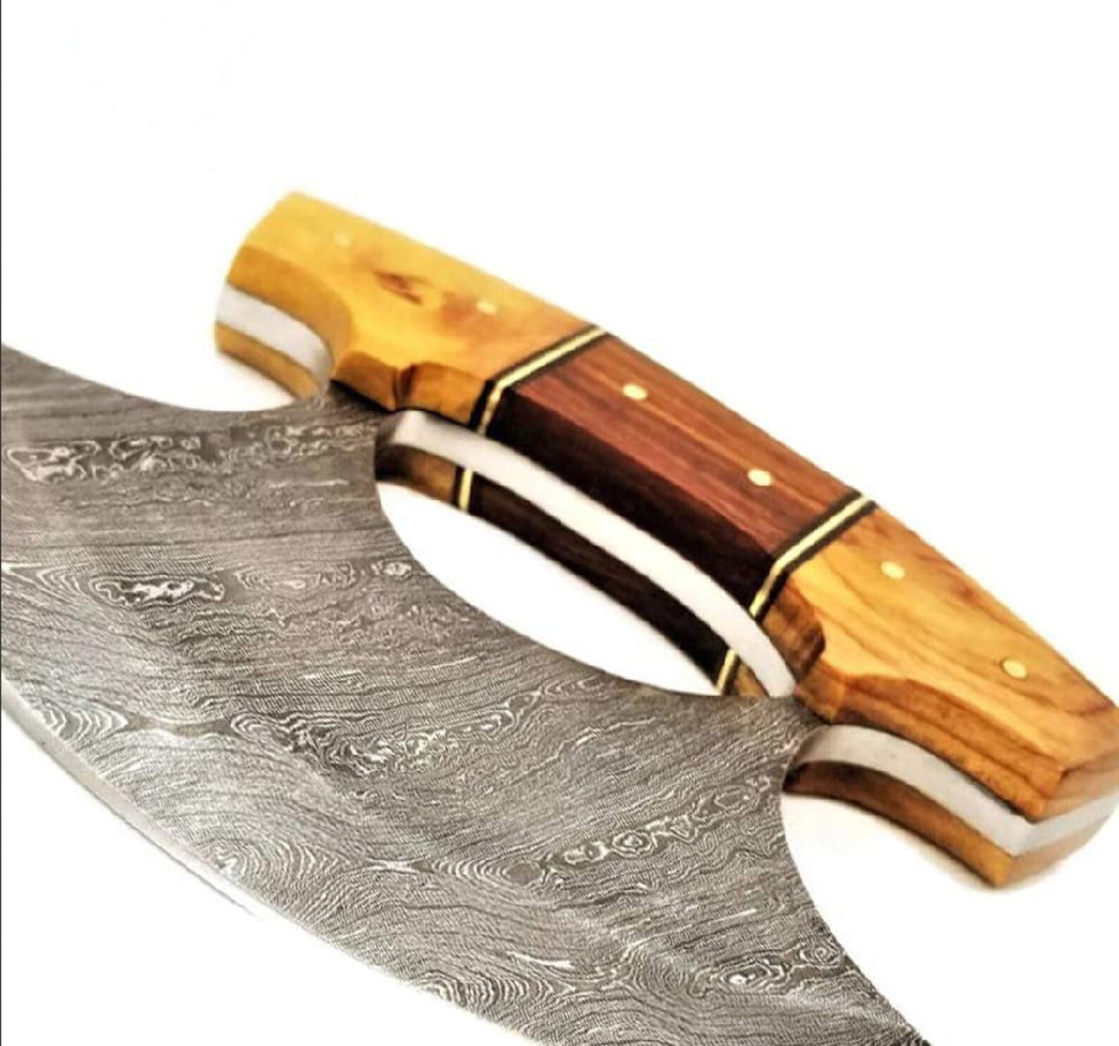 Damascus Handmade ULU Knife Hunting ULU Knife Beautiful Etsy