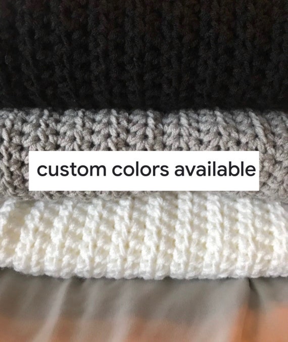 Chunky ribbed crochet 2025 blanket