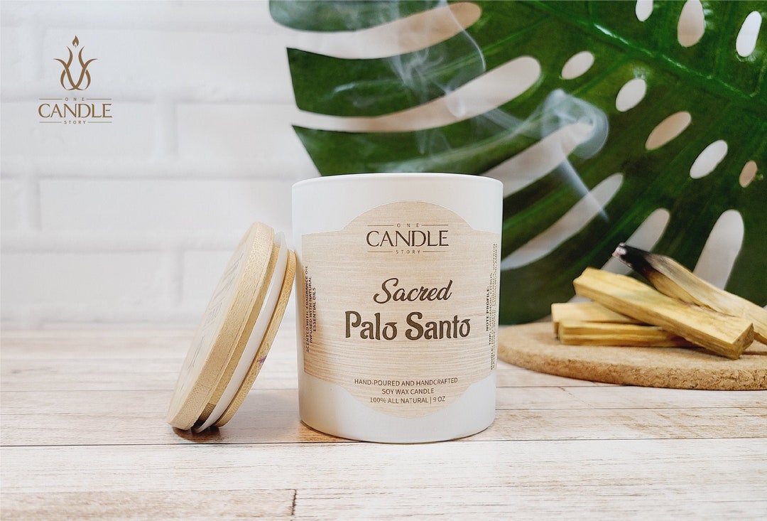Sacred Palo Santo Candle Infused With All Natural Essential Oils