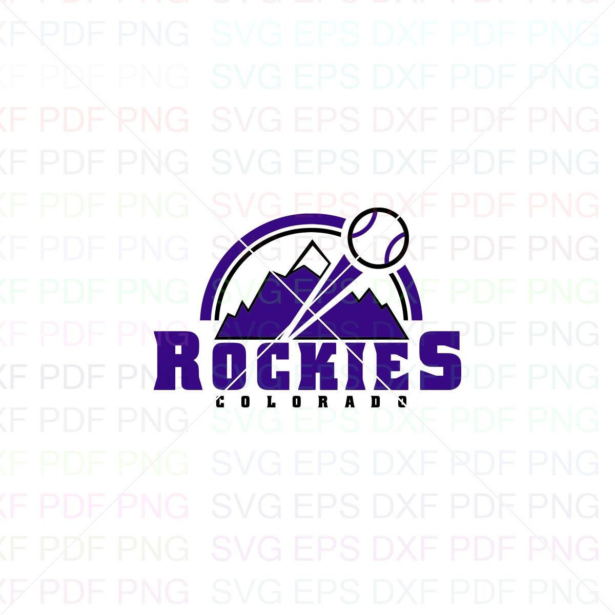 Free Free Rockies Baseball Svg 658 SVG PNG EPS DXF File