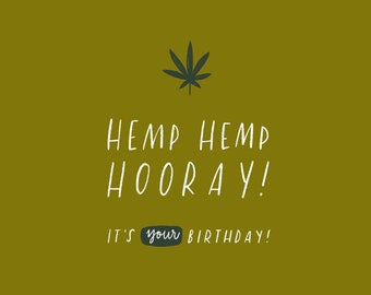 Hemp Hemp Hooray - Saludo de cumpleaños
