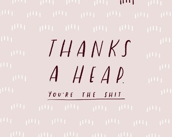 Gracias A Heap - Tarjeta de felicitación