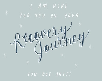 Viaje de recuperación - Tarjeta de felicitación