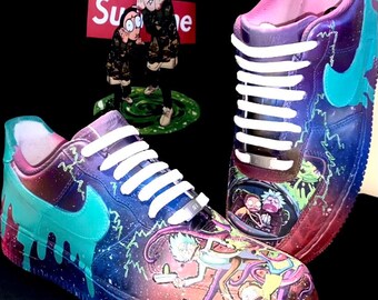 nike rick and morty shoes
