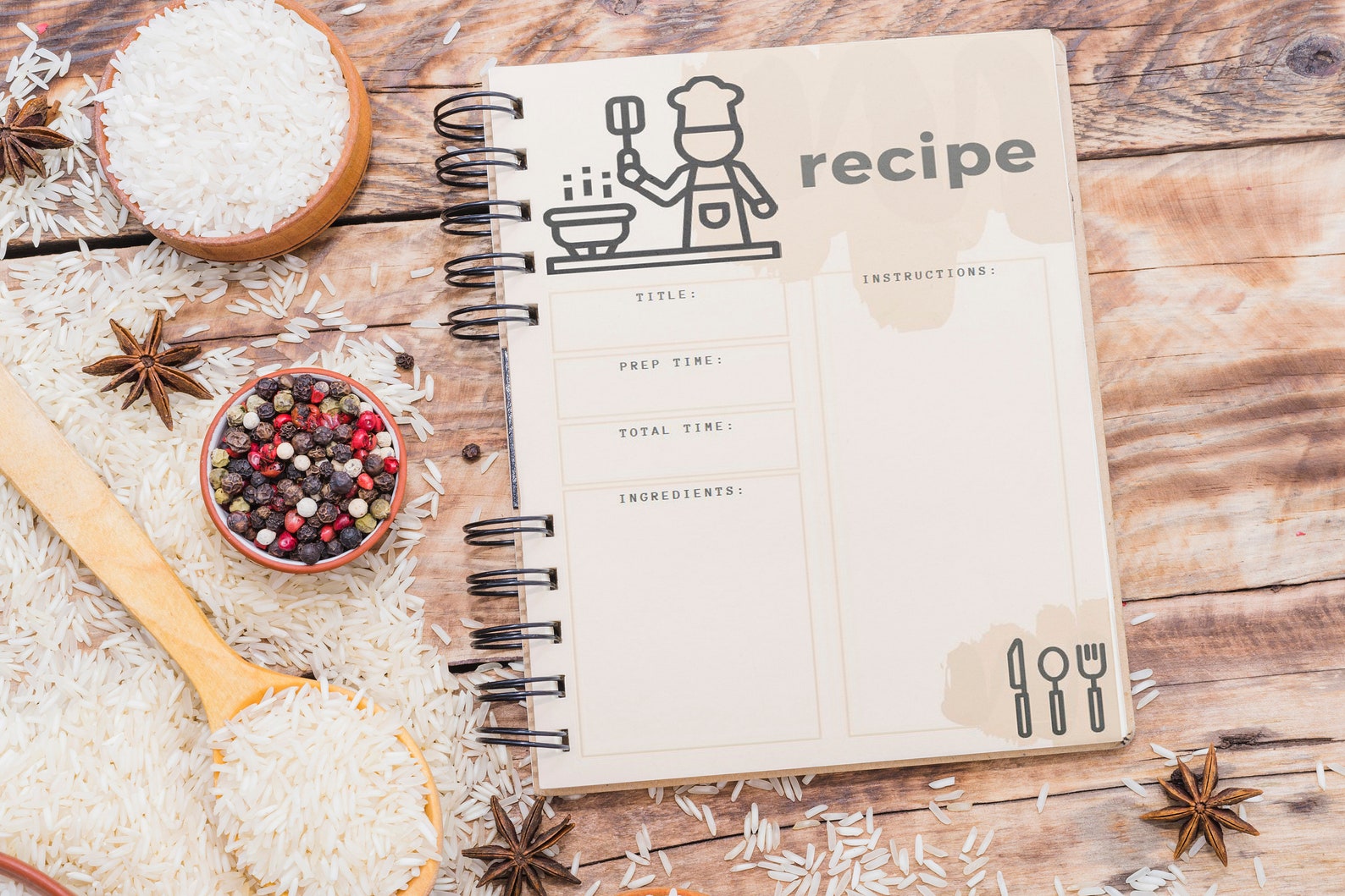 RECIPE 9 PAGES PRINTABLE, Digital Minimalist Recipe Page, A4 A5 Instant ...