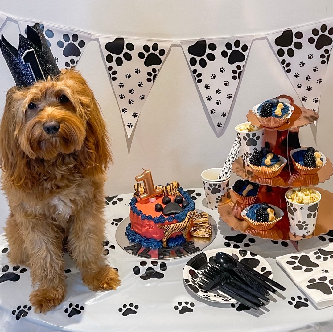 10 Piece Dog Party Tableware - Etsy