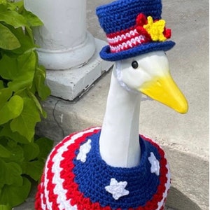 Patriotic Goose Set Crochet Patterns