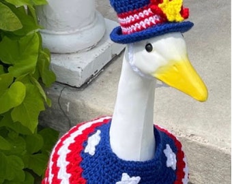 Patriotic Goose Set Crochet Patterns