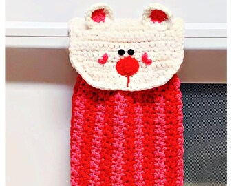 Beary Sweet Hanging Towel Crochet Pattern