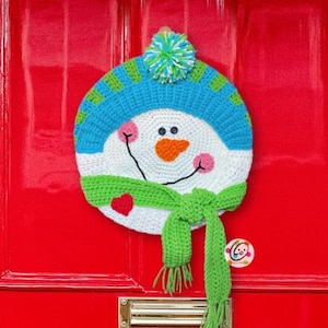 Snowman Wreath Crochet Pattern