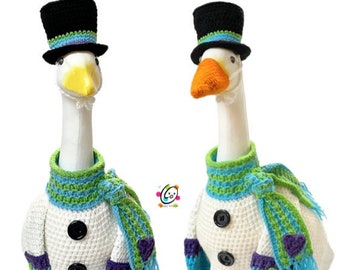 Snowman Goose Crochet Pattern