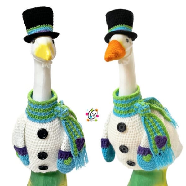 Snowman Goose Crochet Pattern