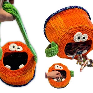 Treat Eater Basket Crochet Pattern