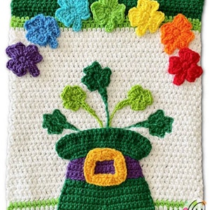 St Patrick’s flag crochet pattern